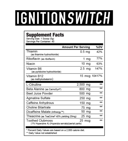 Ignition Switch Sup Facts
