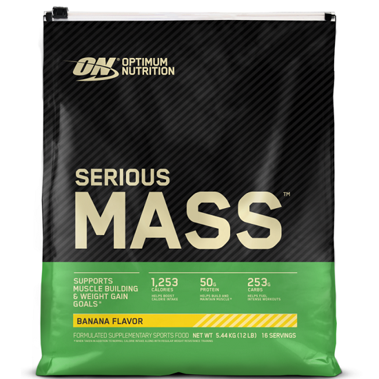 Serious Mass Protein Powder - Serious Mass Banana Protein Powder 16 Serves