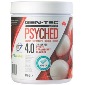 GEN-TEC Nutrition Psyched 4.0 Lychee Strawberry