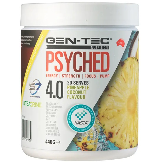 GEN-TEC Nutrition Psyched 4.0 Pineapple Coconut